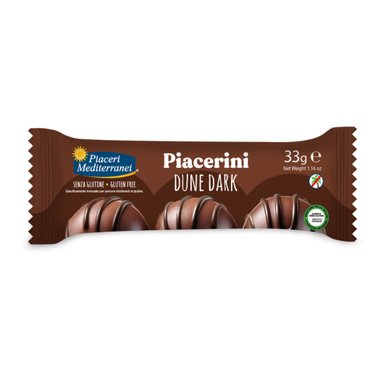 Piacerini Dune DARK Piaceri Mediterranei gluten-free